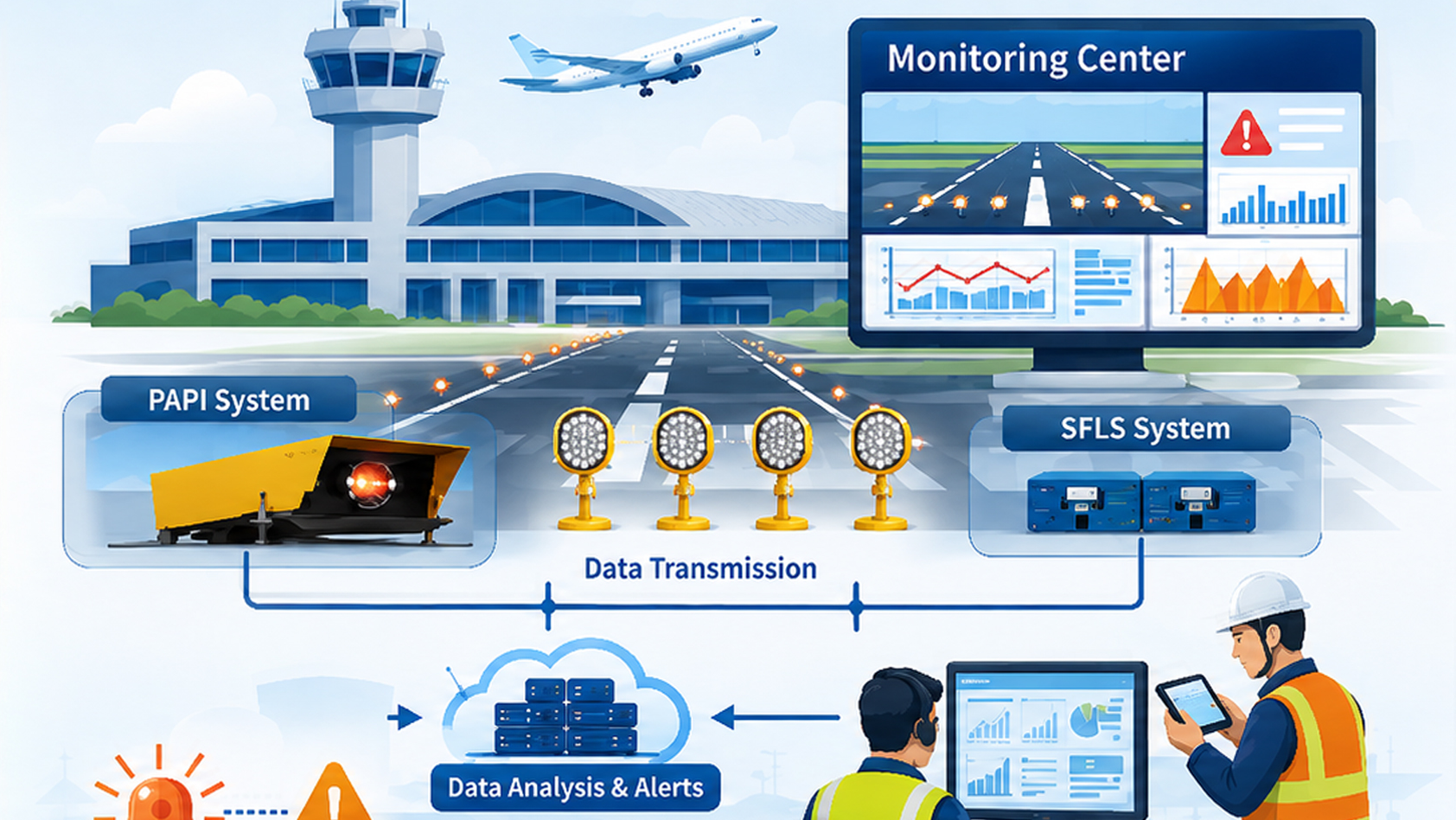 Dedicated Monitoring System Solution for PAPI and SFLS